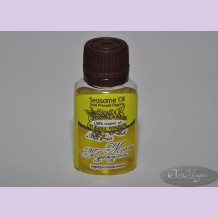 Масло КУНЖУТНОЕ/ Seasame Oil Gold Pressed Organic / нерафинированное, органик/ 20 ml